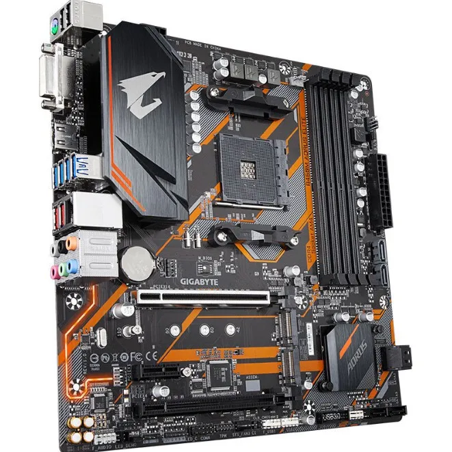 Gigabyte B450M Aorus Elite Motherboard Computer Game Mainboard M-atx AM4
Gigabyte B450M Aorus Elite Motherboard Computer Game Mainboard M-atx AM4