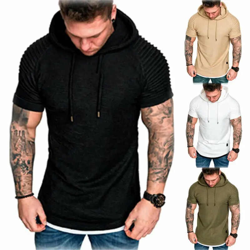 Fashion 2020 Men's Muscle Hoodie Tank Top Bodybuilding Gym Fit Workout Short Sleeve Summer Hoodie
Fashion 2020 Men's Muscle Hoodie Tank Top Bodybuilding Gym Fit Workout Short Sleeve Summer Hoodie