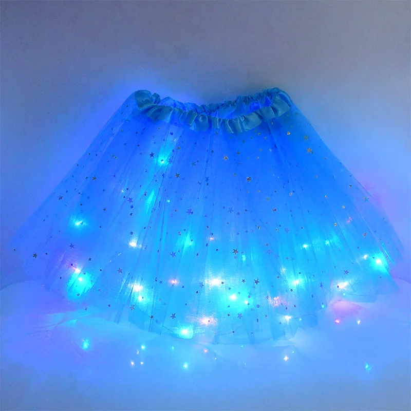 Kids Girls LED Light Up Glitter Star Sequins Wedding Birthday Fancy Dress Party Costume Ballet Dance Tulle Tutu Skirt Miniskirt
Kids Girls LED Light Up Glitter Star Sequins Wedding Birthday Fancy Dress Party Costume Ballet Dance Tulle Tutu Skirt Miniskirt