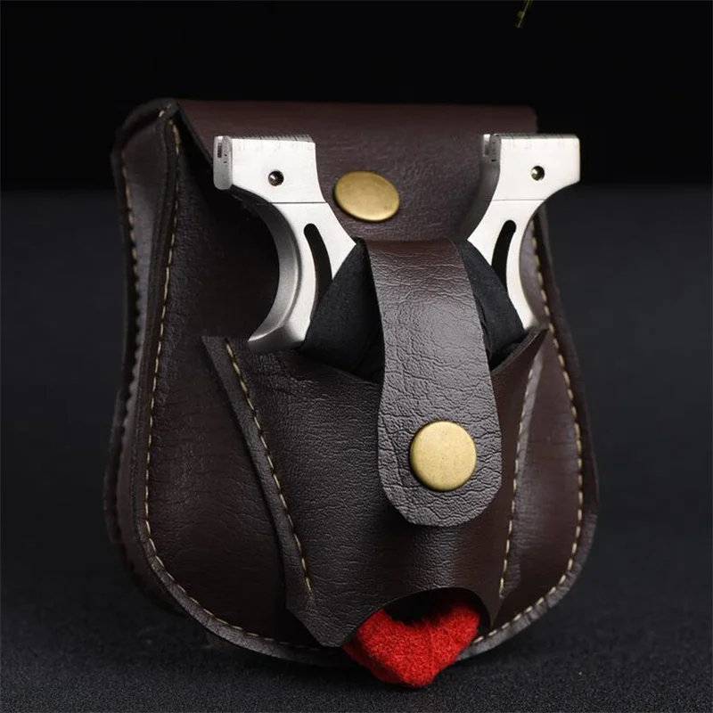 Outdoor sports steel ball package PU Slingshot bag back through the belt durable without deformation for hunting
Outdoor sports steel ball package PU Slingshot bag back through the belt durable without deformation for hunting