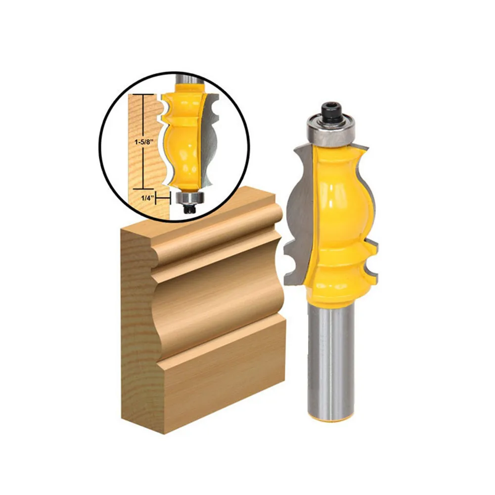 5 Bit Architectural Molding Router Bit Set - 1/2 Inch Shank - Hot Sale Tool Power Tool Trimming Machine
5 Bit Architectural Molding Router Bit Set - 1/2 Inch Shank - Hot Sale Tool Power Tool Trimming Machine