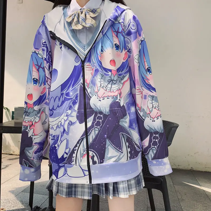 JK cardigan hooded spring and autumn new Korean version loose QR code cartoon print thin student cardigan hooded female trend
JK cardigan hooded spring and autumn new Korean version loose QR code cartoon print thin student cardigan hooded female trend