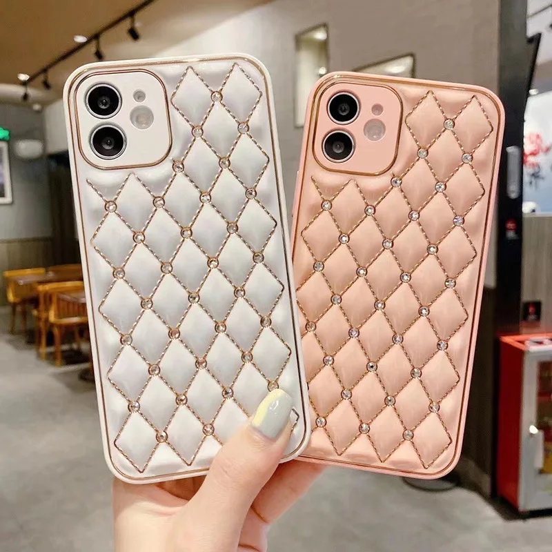 Dermal Diamond Phone Case For For Iphone 13 12 Promax 11 Pro X XR 7 8 12 Mini 2021 High-grade Lambskin Jewelled Fine Hole Cases
Dermal Diamond Phone Case For For Iphone 13 12 Promax 11 Pro X XR 7 8 12 Mini 2021 High-grade Lambskin Jewelled Fine Hole Cases