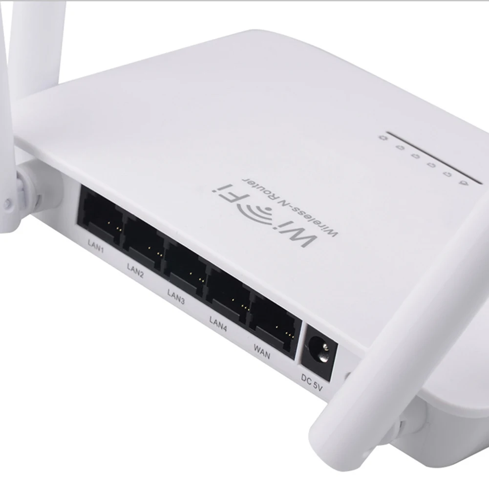 Router 2.4G 300Mbps 4 Antennas Wireless WiFi Strong Signal Home Use Router Booster EU Plug US Plug Large Coverage 2.4-2.4835GHz
Router 2.4G 300Mbps 4 Antennas Wireless WiFi Strong Signal Home Use Router Booster EU Plug US Plug Large Coverage 2.4-2.4835GHz