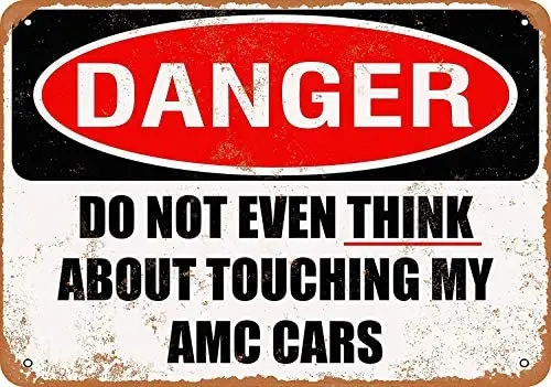 12 x 16 Inches Metal Sign - Vintage Look Do Not Touch My AMC Cars - Vintage Look Tin Signs Wall Decor
12 x 16 Inches Metal Sign - Vintage Look Do Not Touch My AMC Cars - Vintage Look Tin Signs Wall Decor