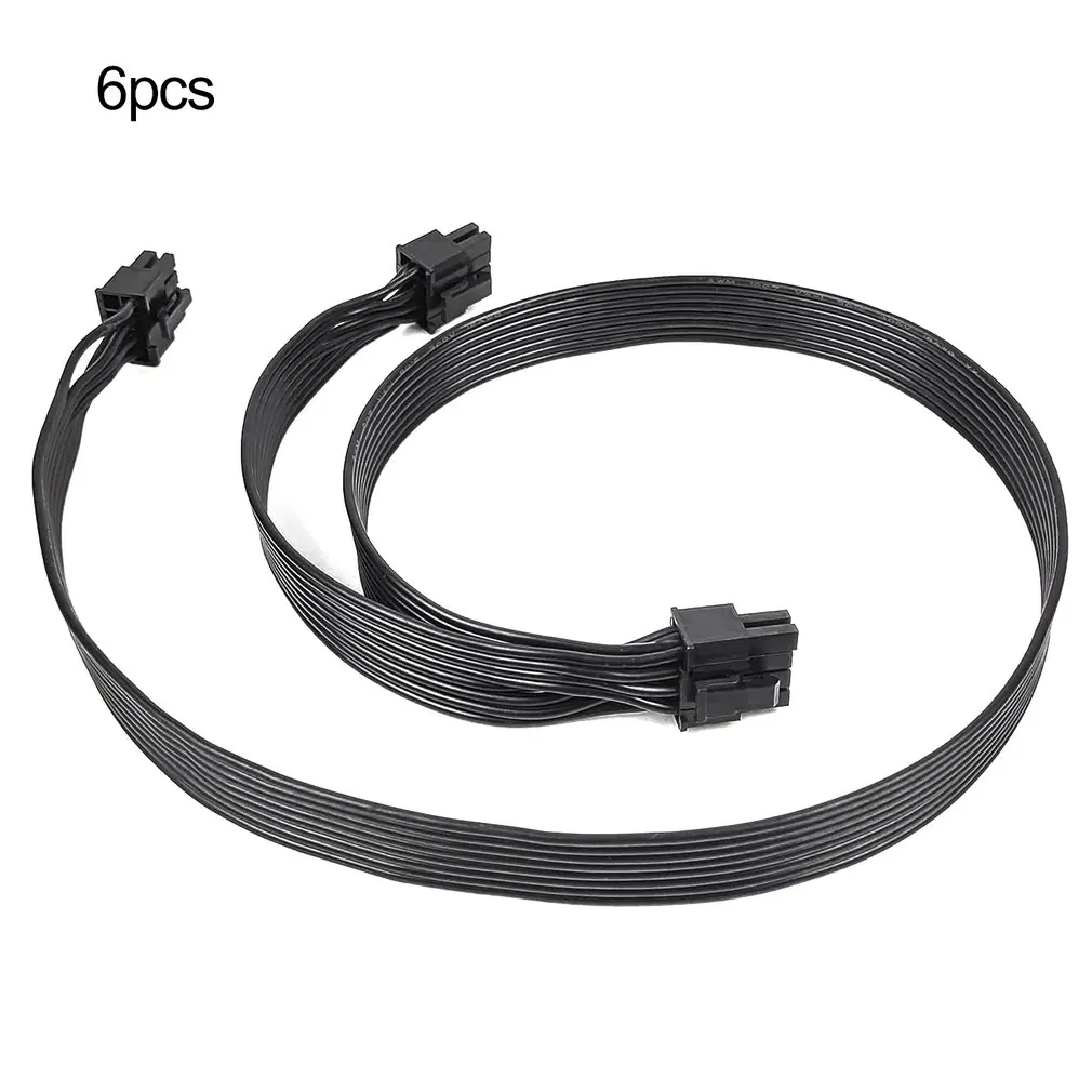 6PCS Adapter Board Power Cord 8Pin Male To Double 8 (6+2) Pin Male 60CM Connect The Black Cable To The Power Conversion Board
6PCS Adapter Board Power Cord 8Pin Male To Double 8 (6+2) Pin Male 60CM Connect The Black Cable To The Power Conversion Board