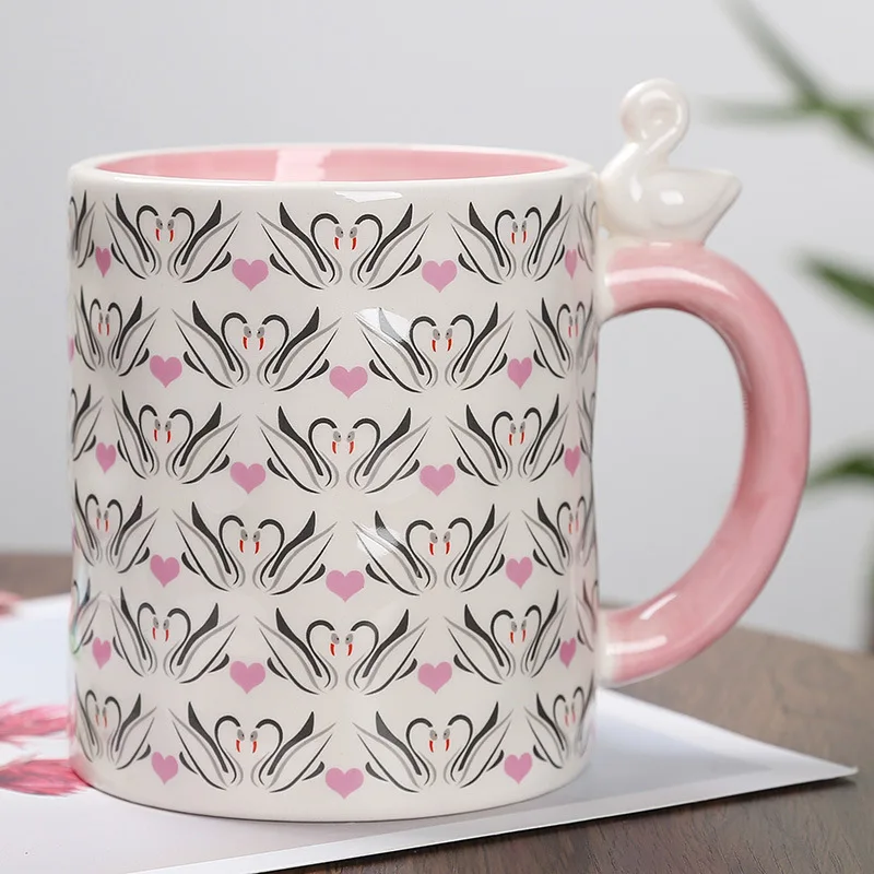 350ML Creative Animal Ceramic Mug Fox Swan Whale 3D Cartoon Coffee mugs with Handle Personalized Office Cup
350ML Creative Animal Ceramic Mug Fox Swan Whale 3D Cartoon Coffee mugs with Handle Personalized Office Cup