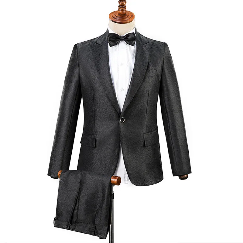 Men Business Casual Slim Suit Sets Fashion Tuxedo Wedding Formal Dress Blazer Party Stage Show Shiny Clothes (Jackets + Pants)
Men Business Casual Slim Suit Sets Fashion Tuxedo Wedding Formal Dress Blazer Party Stage Show Shiny Clothes (Jackets + Pants)