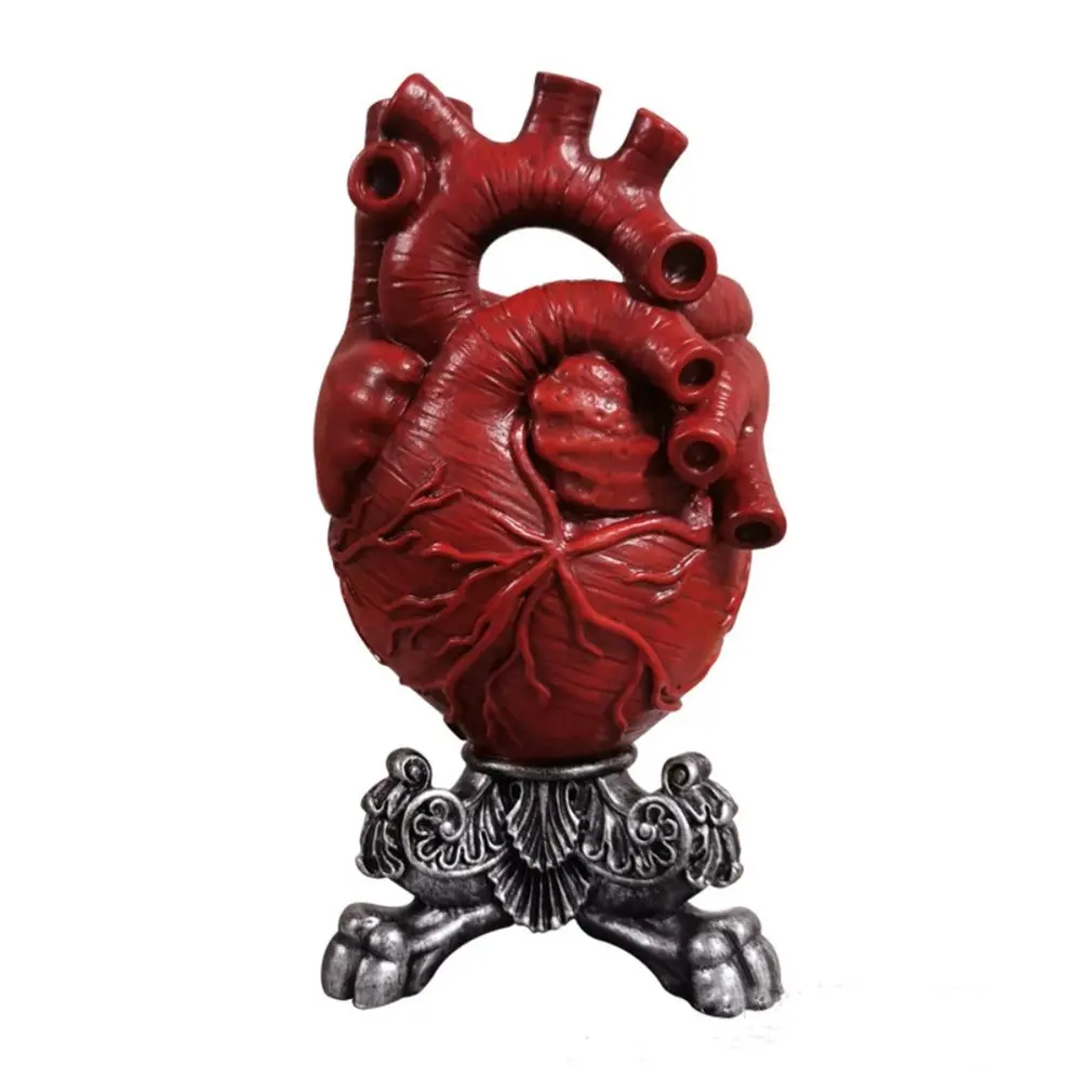 Anatomical Heart Vase Creative Resin Flower Pot Heart Shape Vase Countertop Desktop Ornament Desk Flower Vase Decoration
Anatomical Heart Vase Creative Resin Flower Pot Heart Shape Vase Countertop Desktop Ornament Desk Flower Vase Decoration