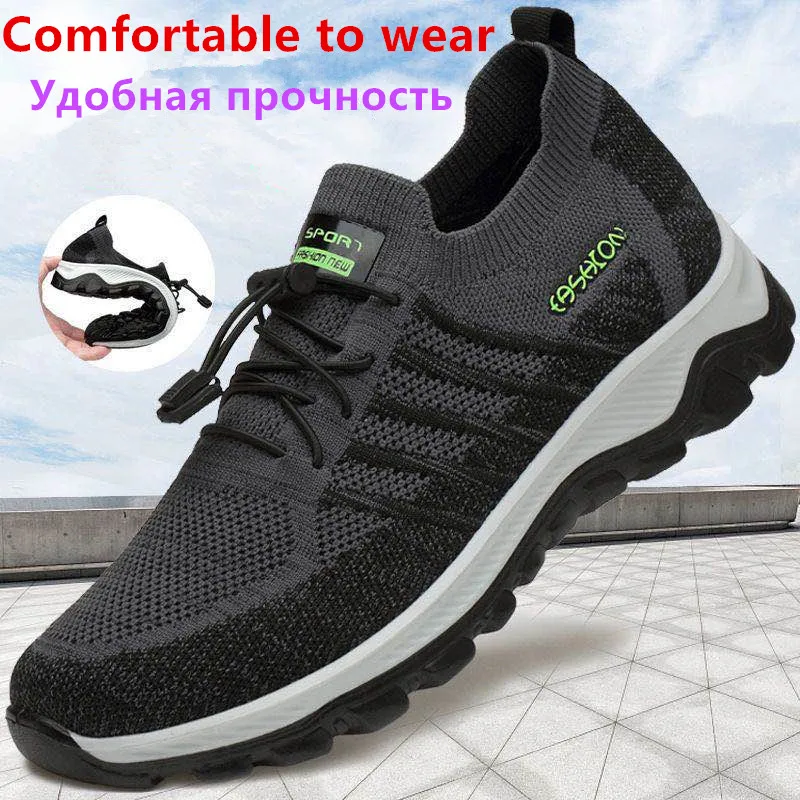 

Dad's Shoes Non-Slip Soft Soles Comfortable Shoes For The Elderly Men Leisure Breathable Middle Aged Men Sports Shoes