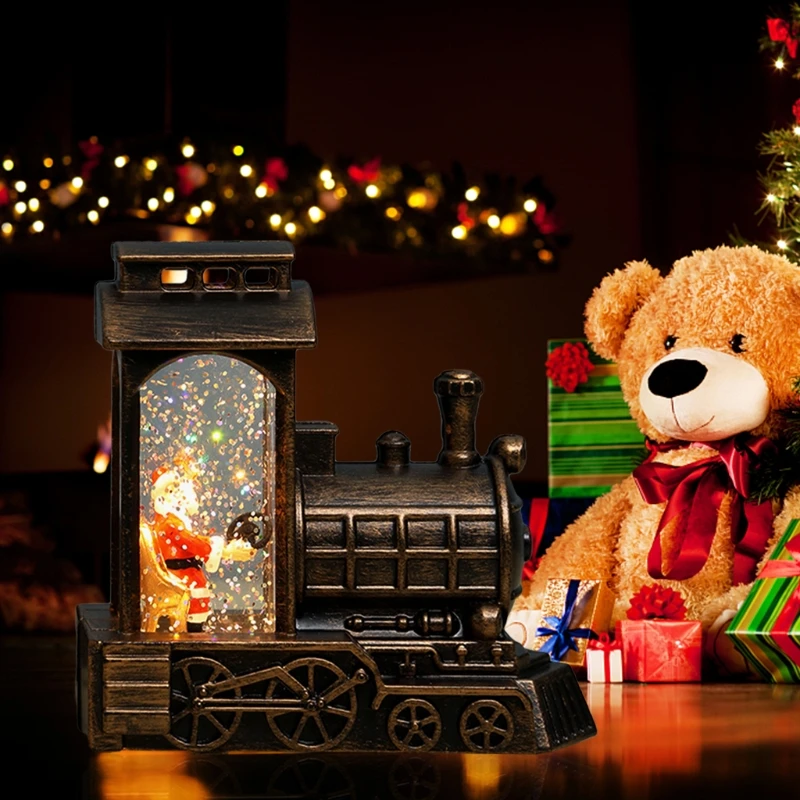 Santa Claus Driving Train Creative Christmas Figurines New Year Ornaments Luxury Home Decoration Room Decor Accessories
Santa Claus Driving Train Creative Christmas Figurines New Year Ornaments Luxury Home Decoration Room Decor Accessories