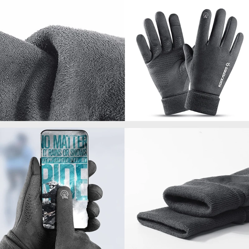 Unisex Chamois Cycle Cycling Hunting Sailing Ski Gloves Gray Touchscreen Full Finger Gloves Sports Supplies
Unisex Chamois Cycle Cycling Hunting Sailing Ski Gloves Gray Touchscreen Full Finger Gloves Sports Supplies