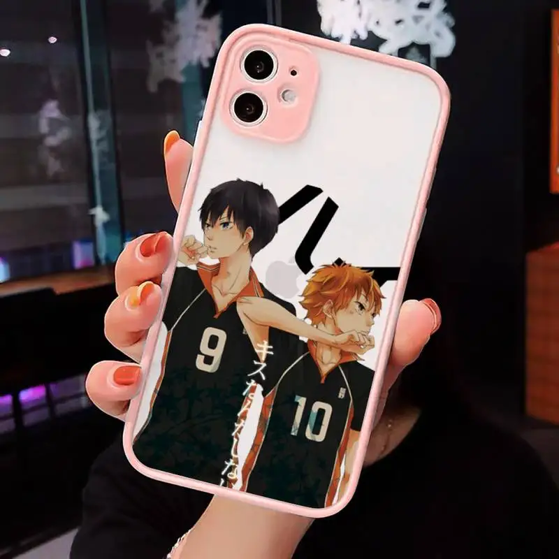 GYKZ Cute Japan Anime Oya Haikyuu Clear Phone Cases matte transparent For iphone 7 8 11 12 plus mini x xs xr pro max cover
GYKZ Cute Japan Anime Oya Haikyuu Clear Phone Cases matte transparent For iphone 7 8 11 12 plus mini x xs xr pro max cover