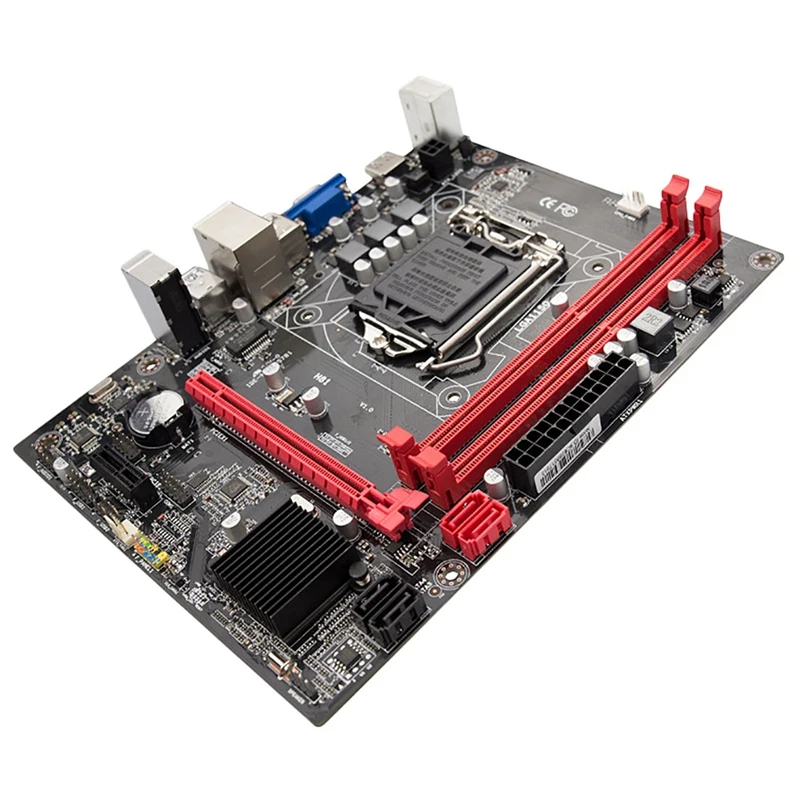 Фото H81 настольная материнская плата для компьютера Lga 1150 Pins I3 I5 3470 4590 Cpu Super B85 Micro-Atx Uefi