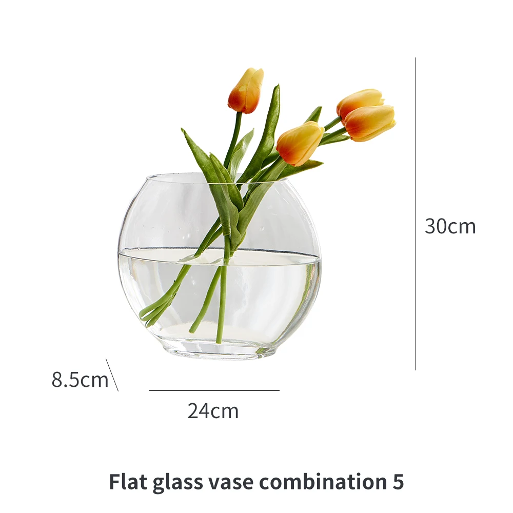 Nordic Transparent Glass Vases for Flowers Living Room Decoration Glass Vases for Flower Arrangements Hydroponics Home Decor
Nordic Transparent Glass Vases for Flowers Living Room Decoration Glass Vases for Flower Arrangements Hydroponics Home Decor