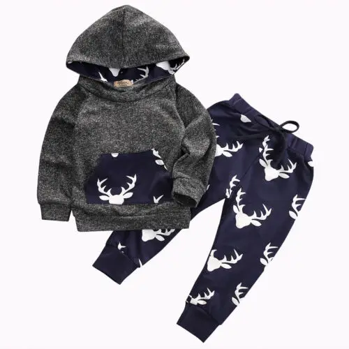 Pudcoco US Stock Hot Casual New Baby Boy Girl Deer Hoodie Sweatsuit Top Long Pants Leggings 2pcs Outfits Set Costume
Pudcoco US Stock Hot Casual New Baby Boy Girl Deer Hoodie Sweatsuit Top Long Pants Leggings 2pcs Outfits Set Costume
