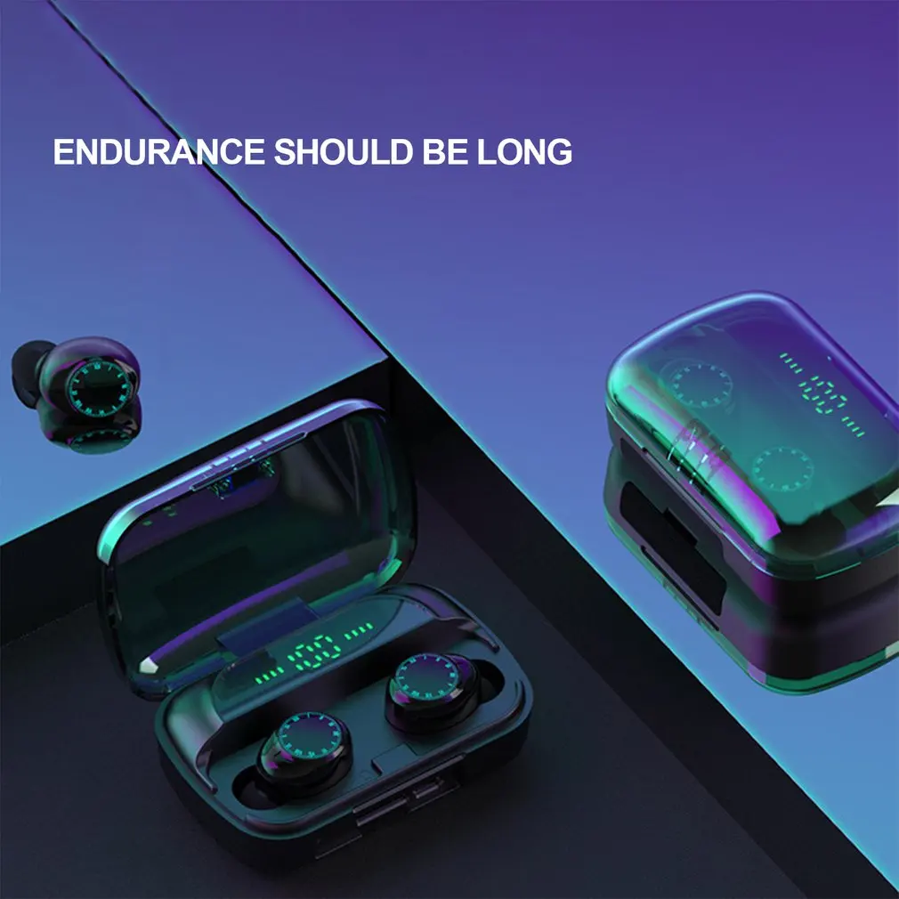 TWS Bluetooth-compatible 5.0 Wireless Headphones 2000mAh Charging Box Smart Touch Control Sport Earphones Gaming Headset
TWS Bluetooth-compatible 5.0 Wireless Headphones 2000mAh Charging Box Smart Touch Control Sport Earphones Gaming Headset