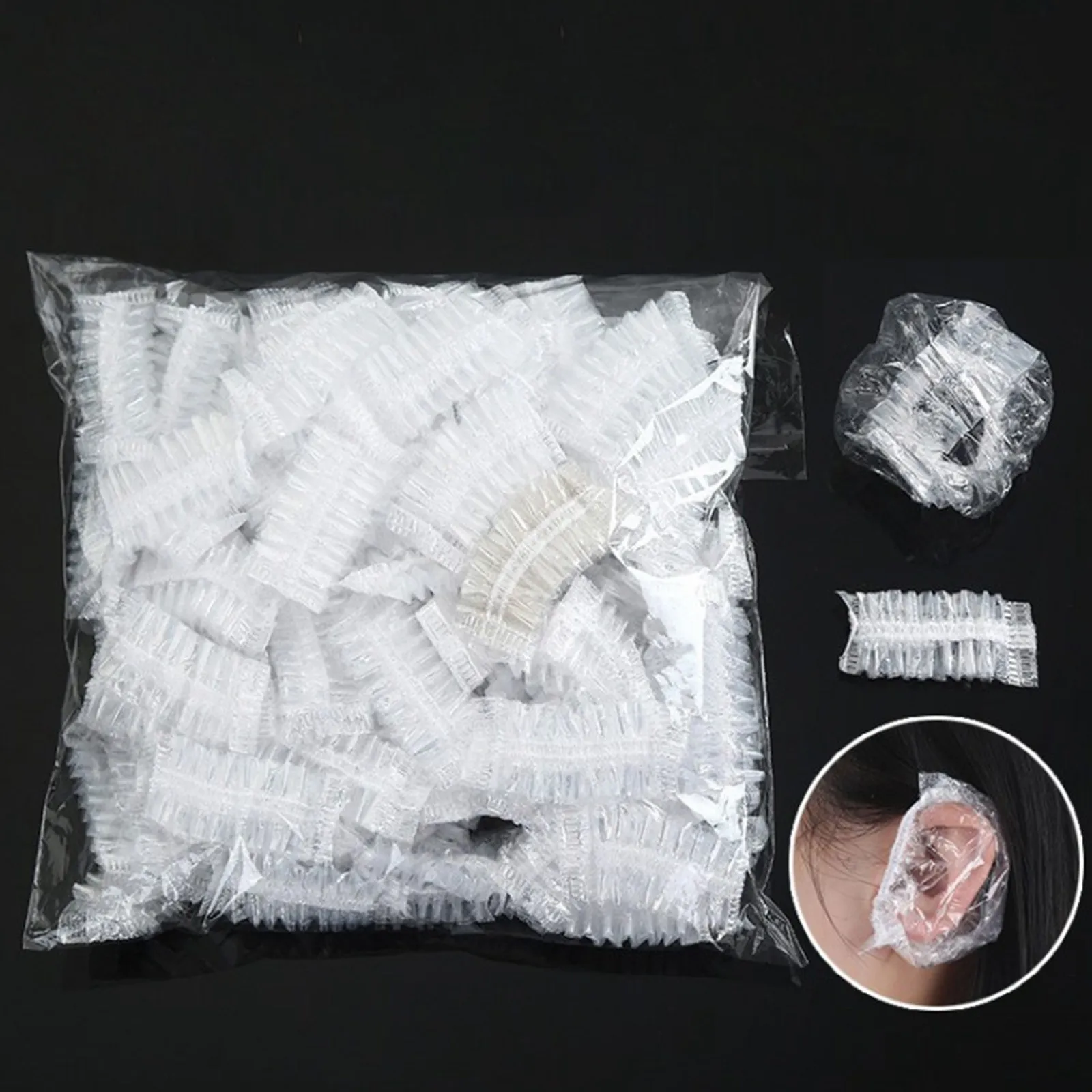 100pcs Disposable Waterproof Transparent Ear Cover Bath Shower Salon Ear Protector Household Hair Dyeing Earmuffs
100pcs Disposable Waterproof Transparent Ear Cover Bath Shower Salon Ear Protector Household Hair Dyeing Earmuffs