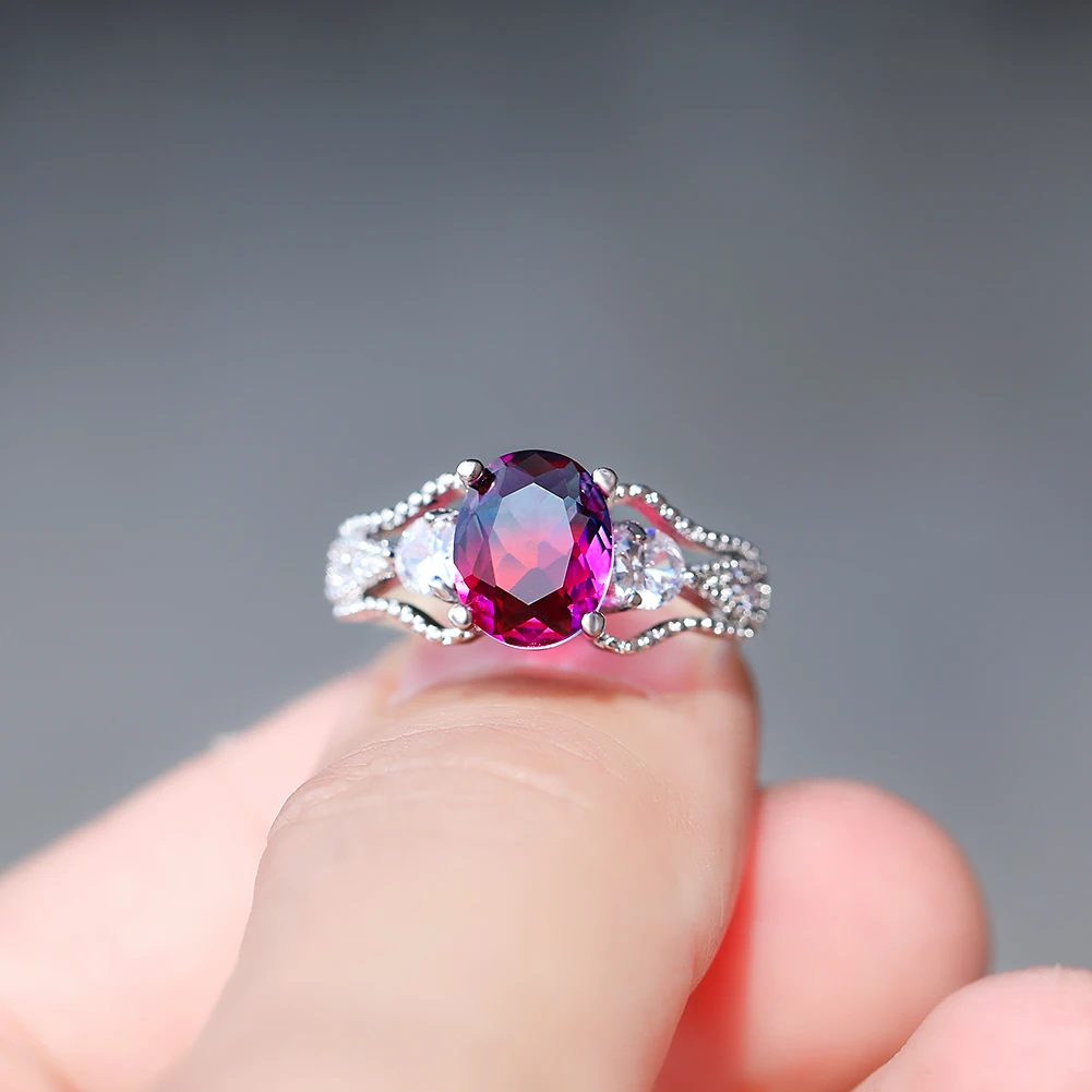 Temperament Luxury Palace Oval Colorful Created Solid Silver Color Rings for Women Fashion Gemstone Wedding Banquet Jewelry
Temperament Luxury Palace Oval Colorful Created Solid Silver Color Rings for Women Fashion Gemstone Wedding Banquet Jewelry