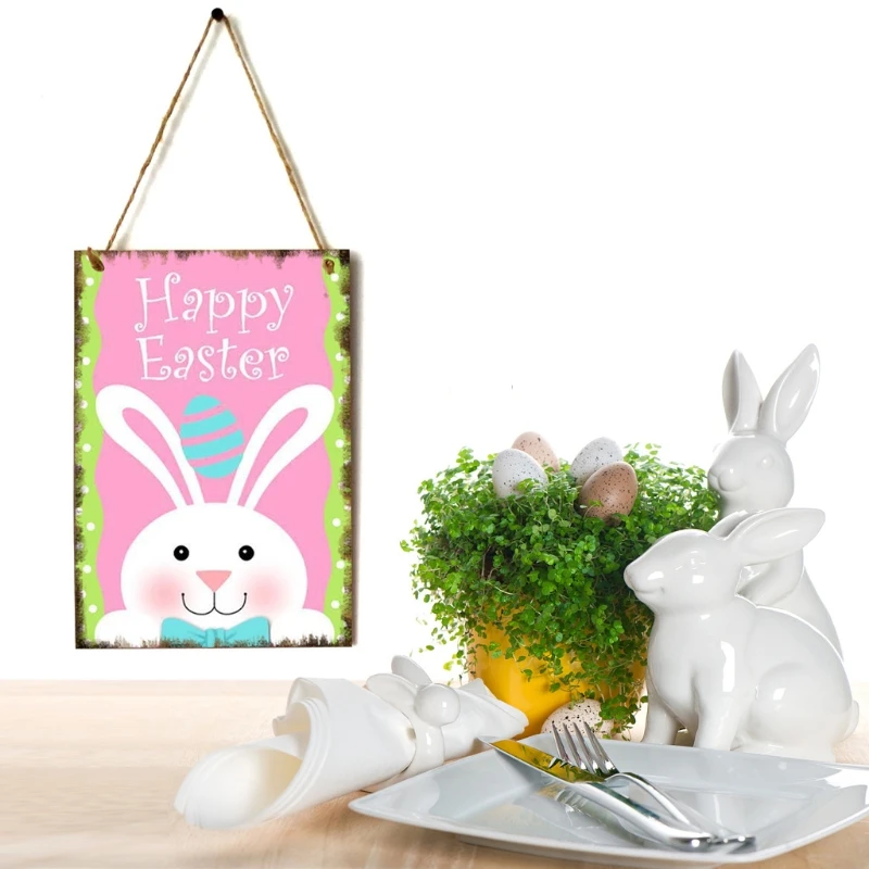 Happy Easter Greeting Hanging Wood Sign Vintage Door Signs for Easter Party Home Dropshipping
Happy Easter Greeting Hanging Wood Sign Vintage Door Signs for Easter Party Home Dropshipping