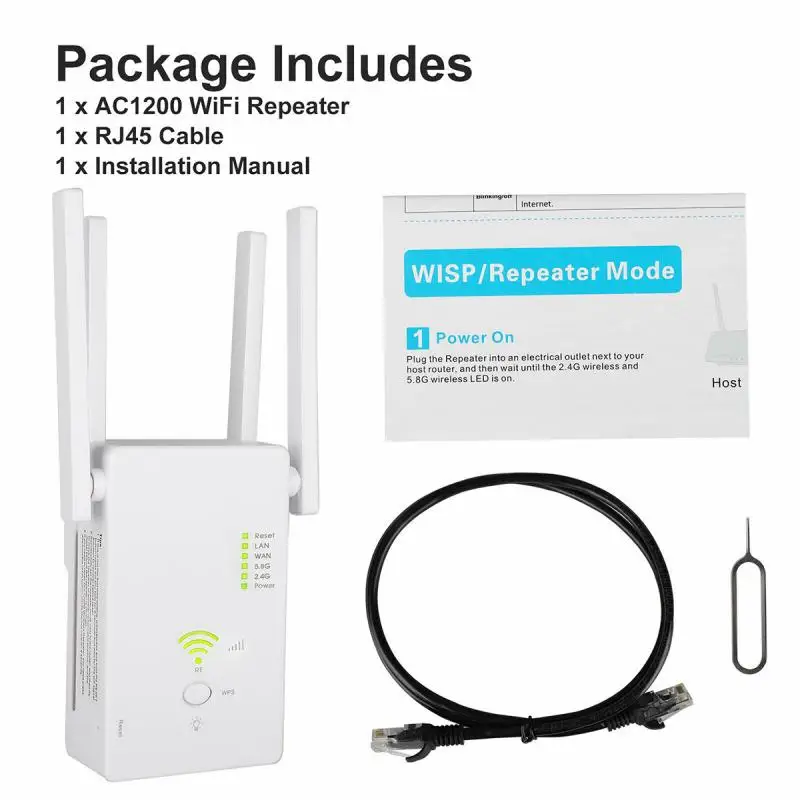 Draadloze Wifi Repeater 867 Mbps Router Wifi Booster 2.4G Wifi Lange Range Extender 2.4G 5G Wifi Signaal Versterker Repeater Wif
Draadloze Wifi Repeater 867 Mbps Router Wifi Booster 2.4G Wifi Lange Range Extender 2.4G 5G Wifi Signaal Versterker Repeater Wif