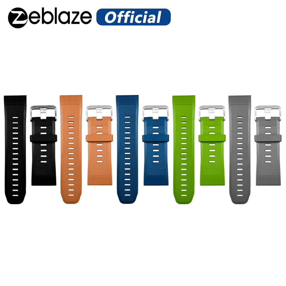 Оригинальные разноцветные спортивные ремешки для Zeblaze VIBE 3 (не подходят GPS) |