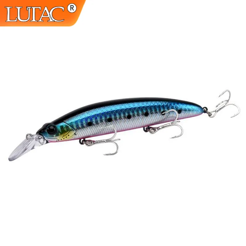 LUTAC Fishing Lures Hard Plastic Artificial Baits Minnow Floating Origin Hook 110mm 21g
LUTAC Fishing Lures Hard Plastic Artificial Baits Minnow Floating Origin Hook 110mm 21g