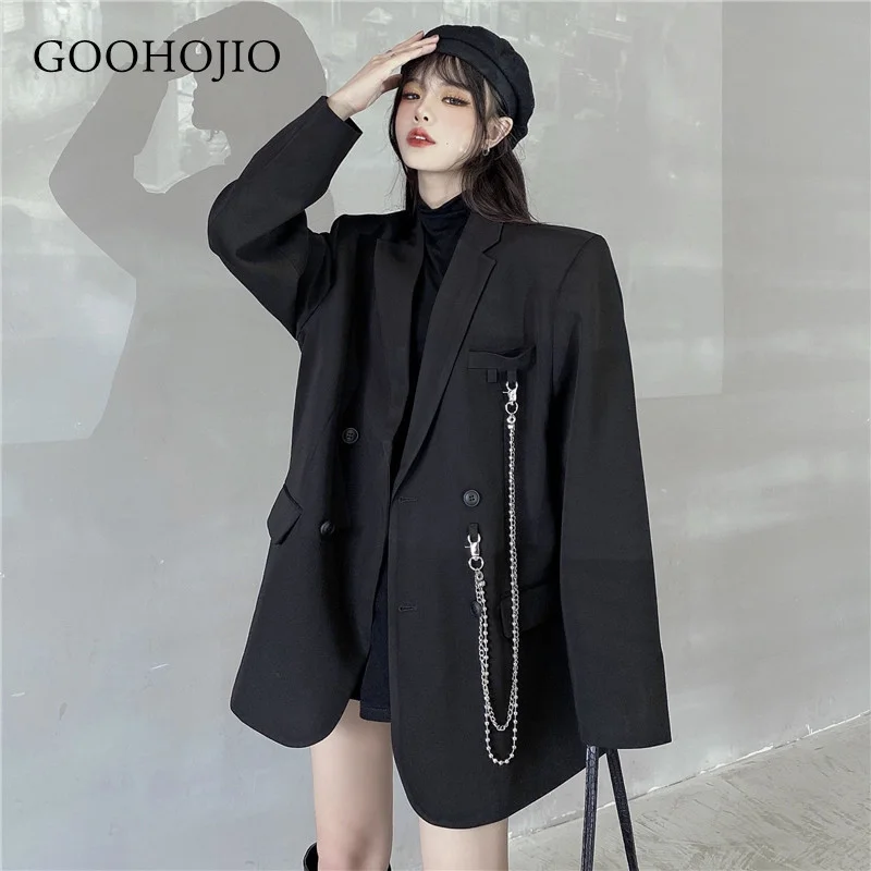 GOOHOJIO 2021 New Spring Autumn Fashionable chic Blazer Women Temperament Oversized Blazers Women Long Sleeve Blazers for Women
GOOHOJIO 2021 New Spring Autumn Fashionable chic Blazer Women Temperament Oversized Blazers Women Long Sleeve Blazers for Women