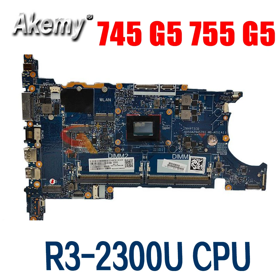 Материнская плата для ноутбука HP EliteBook 745 G5 755 G5 6050A2945701-MB-A01 с процессором Ryzen R3
Материнская плата для ноутбука HP EliteBook 745 G5 755 G5 6050A2945701-MB-A01 с процессором Ryzen R3
