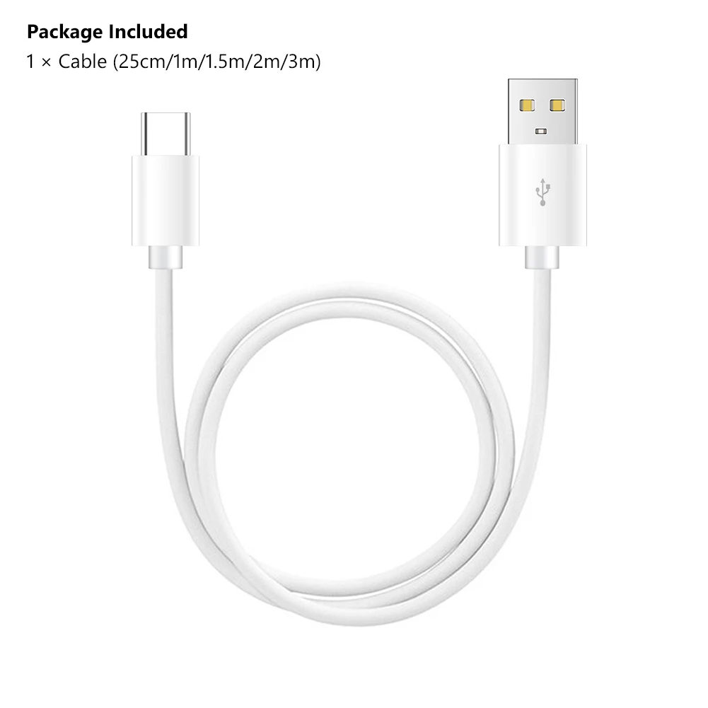 USB-кабель Type-C 2 А кабель для быстрой зарядки и передачи данных USB Samsung Xiaomi планшетов
