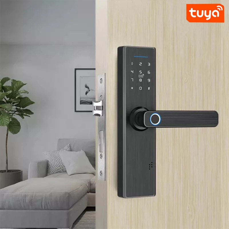 Tuya Smart Door lock APP WiFi Fingerprint Lock Fechadura Eletronica Door Lock Security Electronic Password RFID Unlock,Home lock
Tuya Smart Door lock APP WiFi Fingerprint Lock Fechadura Eletronica Door Lock Security Electronic Password RFID Unlock,Home lock