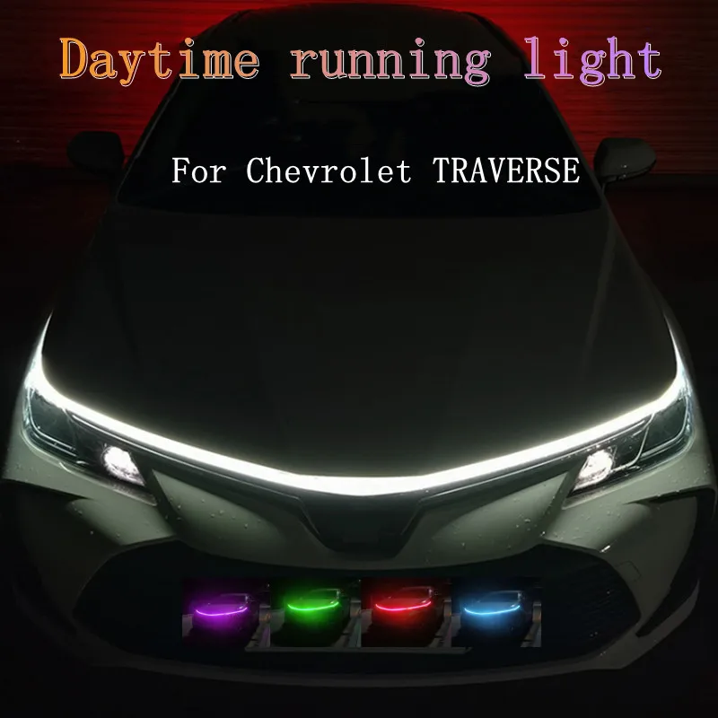 Car LED Hood Light Strip Flexible White Running Daytime Lights Decorative Backlight Long Atmosphere Lamp For Chevrolet TRAVERSE
Car LED Hood Light Strip Flexible White Running Daytime Lights Decorative Backlight Long Atmosphere Lamp For Chevrolet TRAVERSE