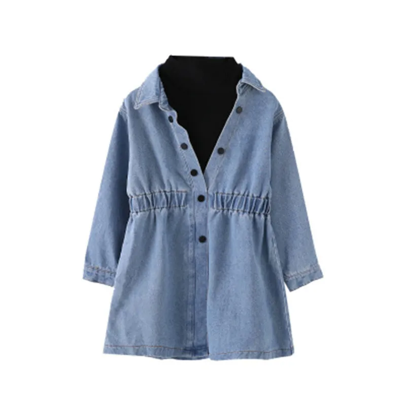 Girls Dresses 2021 Spring Summer Childrens Costumes Denim Stitching Casual Dress for Girls Clothes Long Sleeve Princess Dress
Girls Dresses 2021 Spring Summer Childrens Costumes Denim Stitching Casual Dress for Girls Clothes Long Sleeve Princess Dress