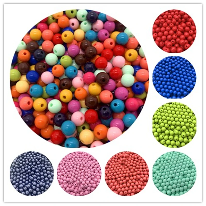 New 8-10-12mm Monochrome Acrylic Round Beads Jewelry Making Beads Loose Bead DIY Jewelry Necklace Accessory
New 8-10-12mm Monochrome Acrylic Round Beads Jewelry Making Beads Loose Bead DIY Jewelry Necklace Accessory
