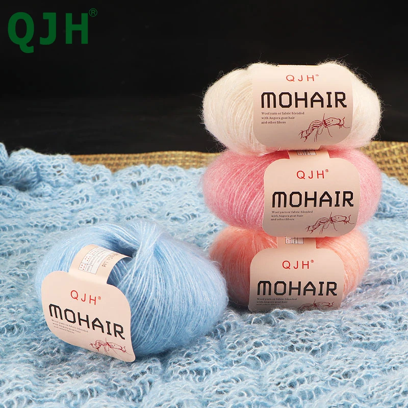 500g/Lot Set Of Mohair Wool Yarn QJH Brand High-Quality Handmade Knitting Yarn Cardigan Scarf Wool Shawl Sweater Baby Wool Yarn
500g/Lot Set Of Mohair Wool Yarn QJH Brand High-Quality Handmade Knitting Yarn Cardigan Scarf Wool Shawl Sweater Baby Wool Yarn