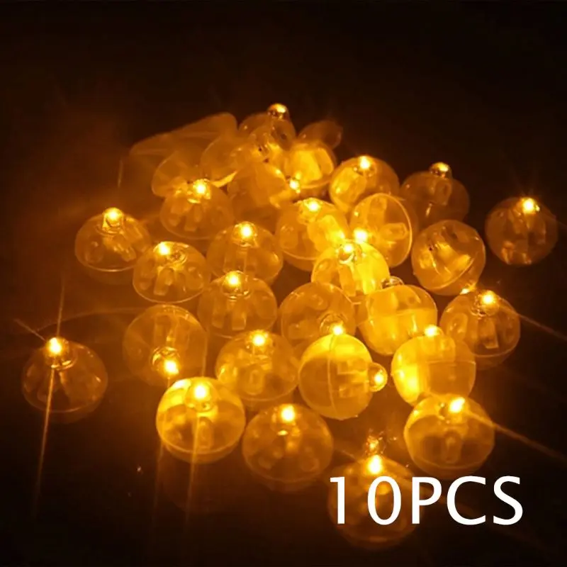 10 Pcs Mini LED Light Ball Lamp For Balloon Lantern Birthday Parties Decoration N7ME
10 Pcs Mini LED Light Ball Lamp For Balloon Lantern Birthday Parties Decoration N7ME
