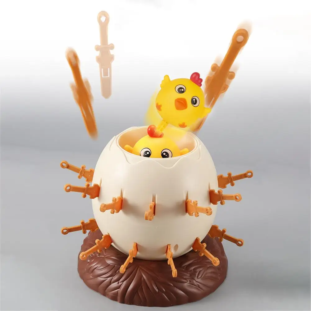 Hot Sale Fright Chick Pop Up Game Lucky Game Jumping Chicken Bucket Swords Stab Pop Up Tricky Toy For Party Game Kids Gifts
Hot Sale Fright Chick Pop Up Game Lucky Game Jumping Chicken Bucket Swords Stab Pop Up Tricky Toy For Party Game Kids Gifts