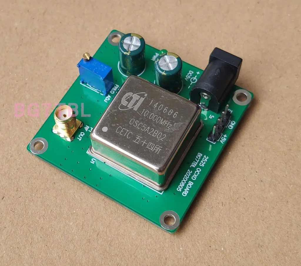 10M OCXO board, constant temperature crystal vibration, 10MHz, good stability, sine wave output
10M OCXO board, constant temperature crystal vibration, 10MHz, good stability, sine wave output