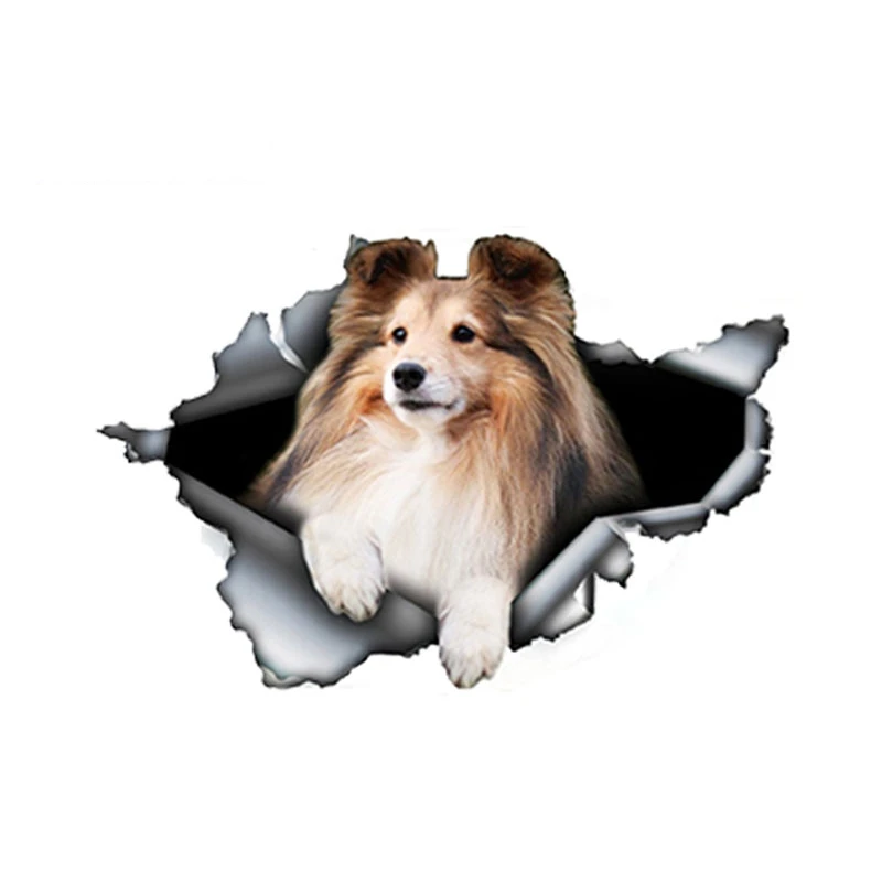Fuzhen Boutique Decals Exterior Accessories Car Styling Torn Sheltie Car Sticker 3D Pet Dog Decoration PVC Decal Stickers
Fuzhen Boutique Decals Exterior Accessories Car Styling Torn Sheltie Car Sticker 3D Pet Dog Decoration PVC Decal Stickers