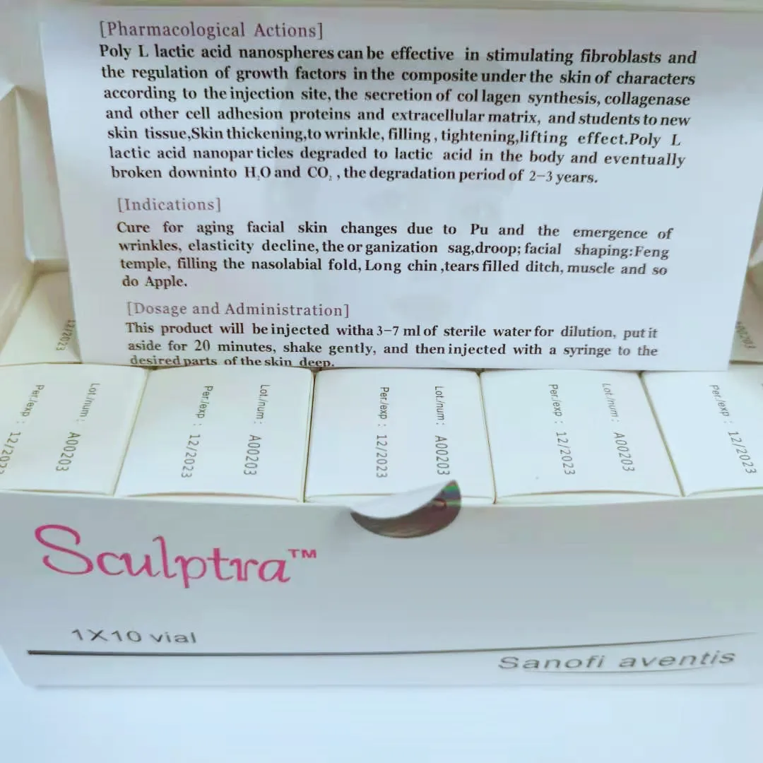 Sculptra injection poly-l-lactic acid demal filler anti-aging plastic facial Collagen
Sculptra injection poly-l-lactic acid demal filler anti-aging plastic facial Collagen