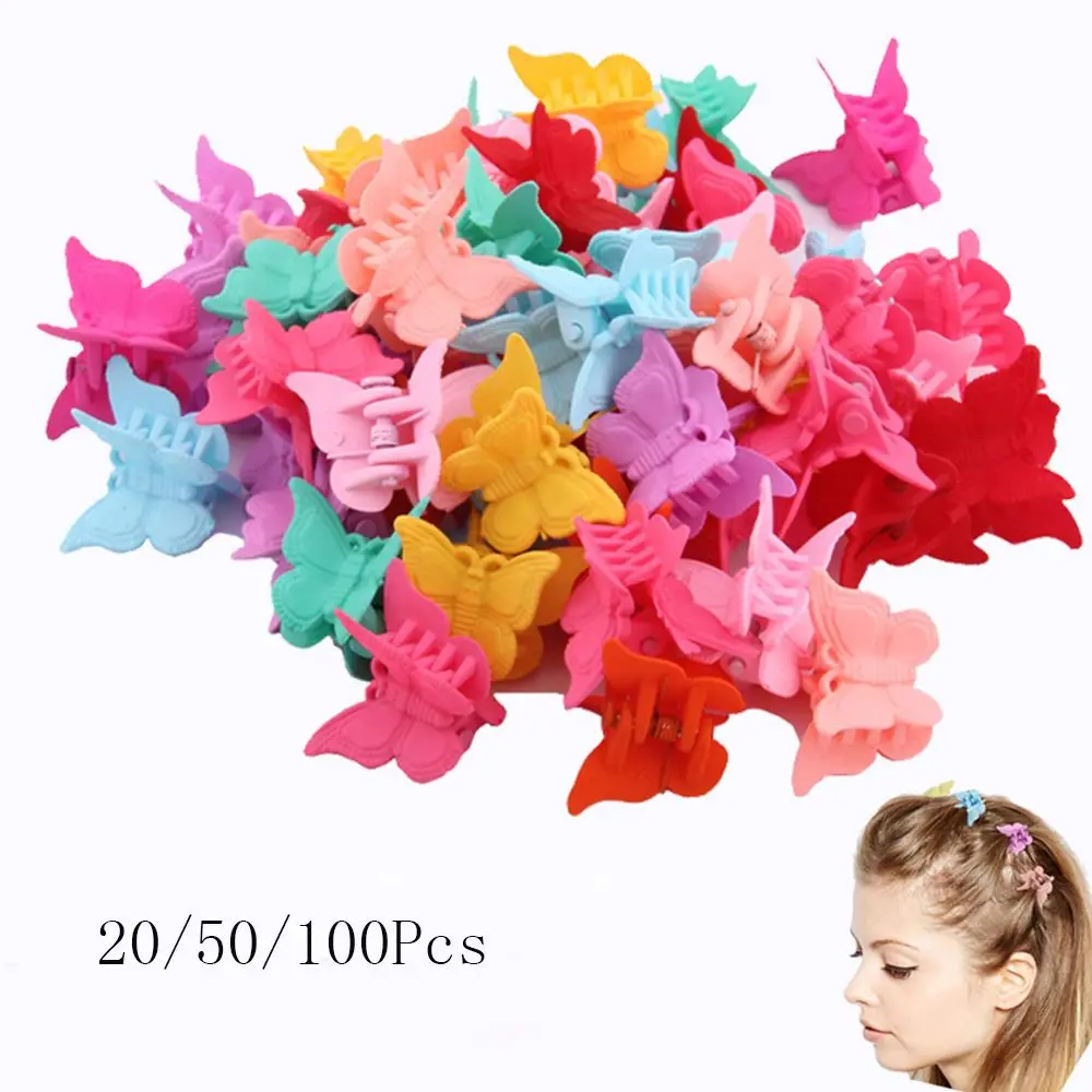 Plastic Mixed Color Mini Clips 20/50/100Pcs Baby Claw Clips Headwear Butterfly Hair Clips Hairpin
Plastic Mixed Color Mini Clips 20/50/100Pcs Baby Claw Clips Headwear Butterfly Hair Clips Hairpin