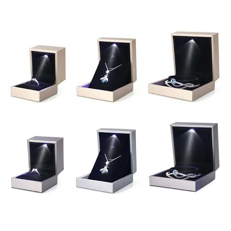 LED Light Jewelry Display Bracelet Necklace Wedding Engagement Ring Box Storage Case Holder Gift 2 Colors
LED Light Jewelry Display Bracelet Necklace Wedding Engagement Ring Box Storage Case Holder Gift 2 Colors