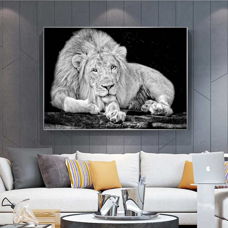 Black White African Wild Lions Canvas Posters and Prints Animals Canvas Paintings on The Wall Art Pictures for Living Room Decor
Black White African Wild Lions Canvas Posters and Prints Animals Canvas Paintings on The Wall Art Pictures for Living Room Decor