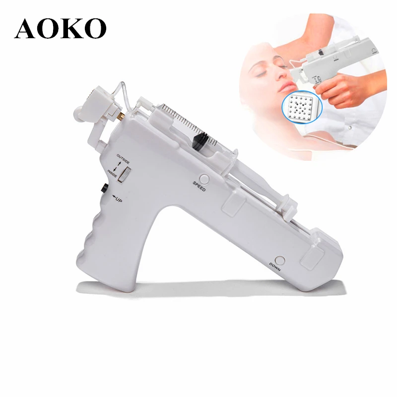 

AOKO Titanium Crystal Injection Gun Skin Rejuvenation Wrinkle Removal Antiaging Beauty Machine No Needle Mesogun Skin Care Tool