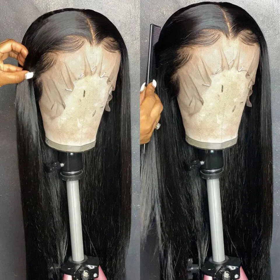 Transparent T part Lace Frontal Human Hair Wigs 150% Brazilian Straight Lace Front Wig Cheap Remy Human Hair Wigs For Women
Transparent T part Lace Frontal Human Hair Wigs 150% Brazilian Straight Lace Front Wig Cheap Remy Human Hair Wigs For Women