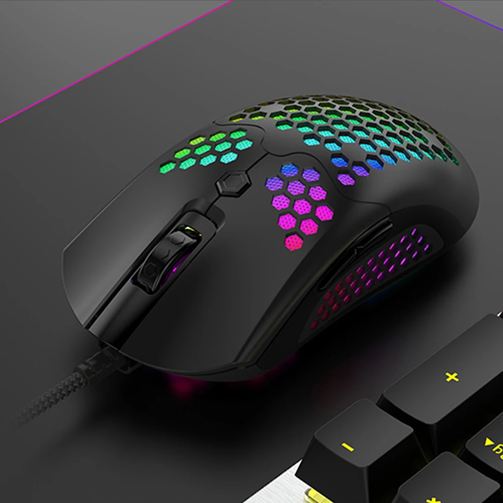 Game Mouse 7 Keys 12000DPI Colored Lights Hollow Out Design USB Wired Pro Gaming Mouse For Laptop PC Computer
Game Mouse 7 Keys 12000DPI Colored Lights Hollow Out Design USB Wired Pro Gaming Mouse For Laptop PC Computer