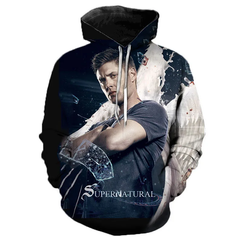 New Arrival Supernatural 3D Hoodie Sweatshirts Horror TV Drama Casual Pullover Men Women Fashion Streetwear Harajuku Hoodies
New Arrival Supernatural 3D Hoodie Sweatshirts Horror TV Drama Casual Pullover Men Women Fashion Streetwear Harajuku Hoodies