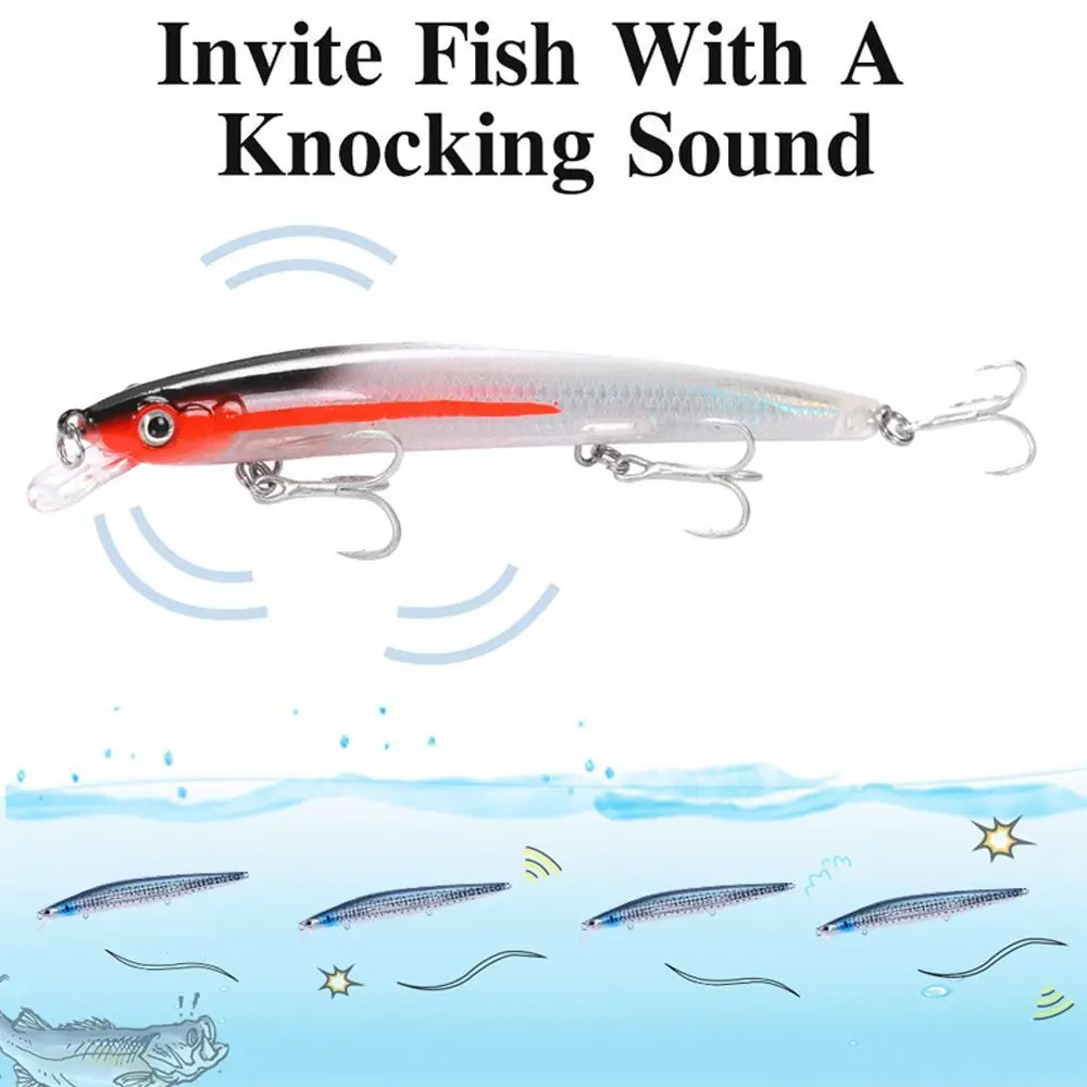 125mm 15g Professional Seawater Floating Wobbler Lifelike Minnow Lure Fishing Lure Long Casting Lure Fish Hooks
125mm 15g Professional Seawater Floating Wobbler Lifelike Minnow Lure Fishing Lure Long Casting Lure Fish Hooks