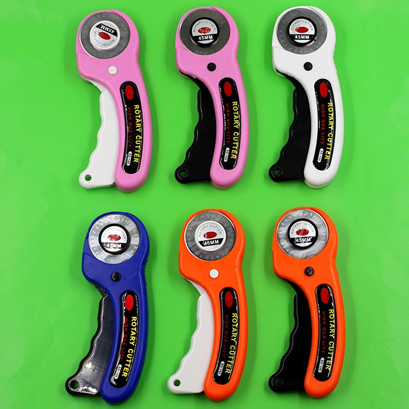 45mm Rotary Cutter Arts Crafts Cutting Tool Patchwork Roller Wheel Round Knife Sewing Accessories Leather Paper Fabric
45mm Rotary Cutter Arts Crafts Cutting Tool Patchwork Roller Wheel Round Knife Sewing Accessories Leather Paper Fabric