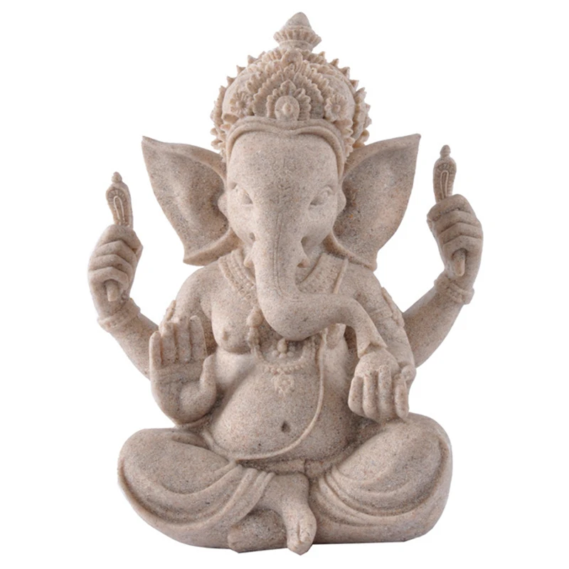 Sandstone Elephant God Buddha Statue Lord Ganesha Sculptures Ganesh Figurines Hindu Buddhism Statue Home Decoration Accessories
Sandstone Elephant God Buddha Statue Lord Ganesha Sculptures Ganesh Figurines Hindu Buddhism Statue Home Decoration Accessories